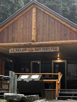 Le Relais or Day Shelter at Lake O'Hara