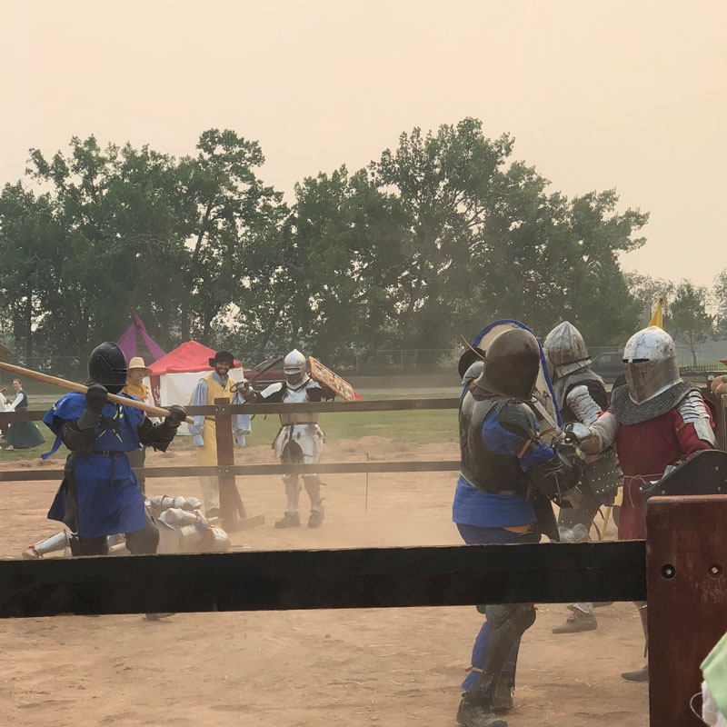 More melee tournament fighting.