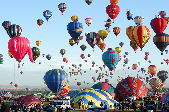 Hot Air Ballooning in Arizona: hot air balloon fleet