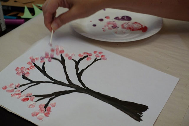 Spring Tree Painting
