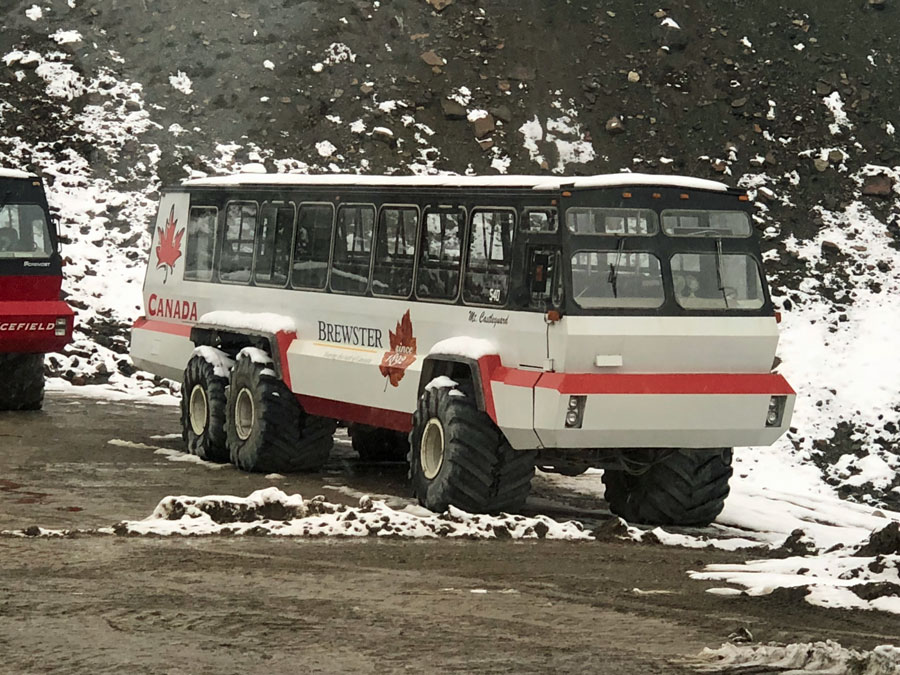 An Ice Explorer Bus