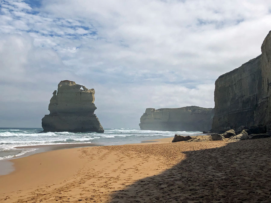 One of the Twelve Apostles along the south coast of Australia. One of the Twelve Apostles along the south coast of Australia.