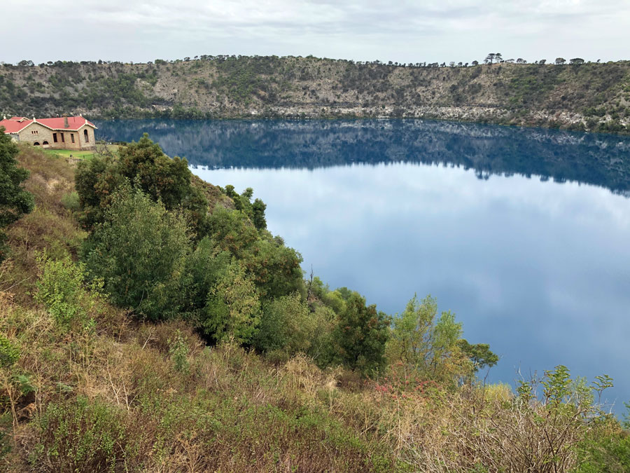 The Blue Lake in Mt Gambier SA, Australia. The Blue Lake in Mt Gambier SA, Australia.