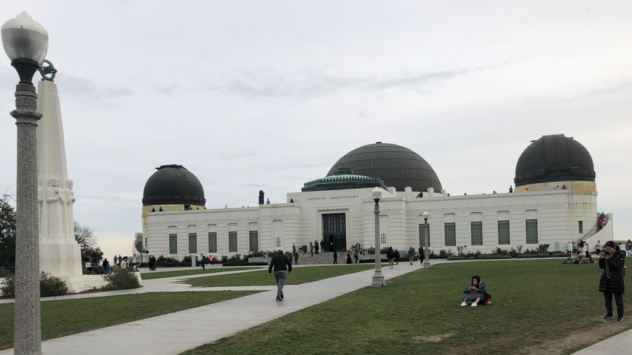 Griffith Observatory in the Hollywood Hills.