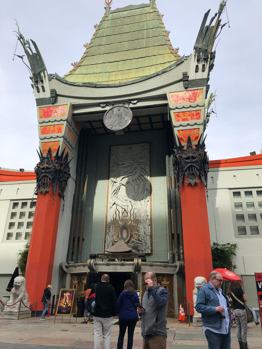 TCL Chinese Theater on Hollywood Boulevard.