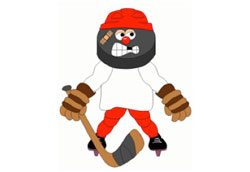 Hockey Buddy Paper Craft