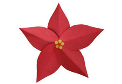 Paper Poinsetta Craft