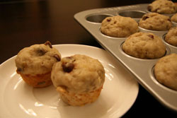 Banana Chocolate Chip Muffins