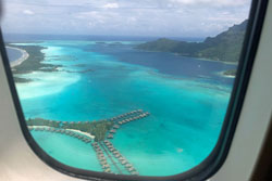 Bora Bora from the air.