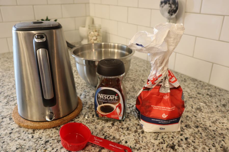 Recipe Ingredients for Whipped Coffee