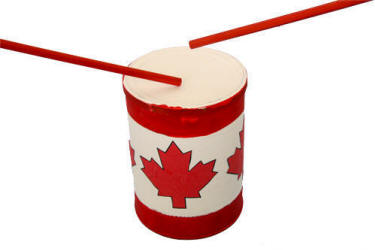 Canadian coffee can drum