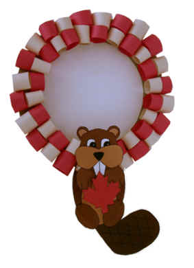 Canada Day Beaver Wreath