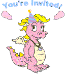 dragon tales birthday invitation