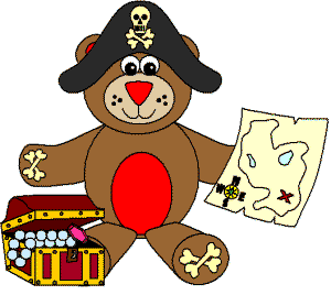 Pirate Bear Paper Craft