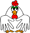 hen paper craft