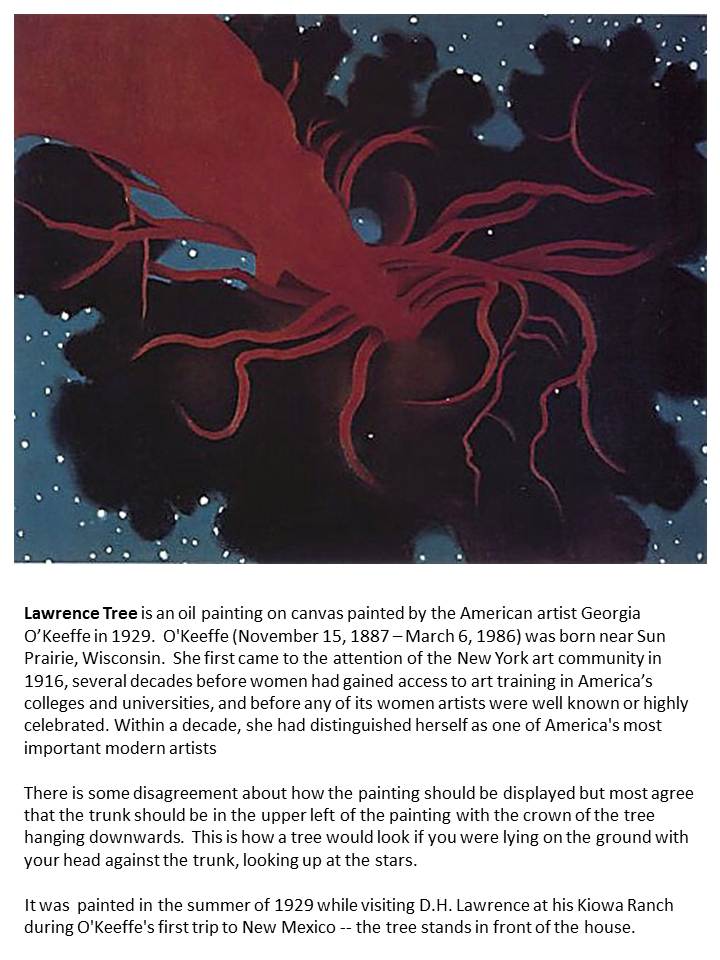 famous art work - tree themes