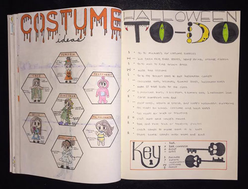 Bullet Journal Idea: Halloween