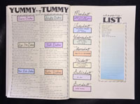 Bullet Journal Ideas: Meal Planning