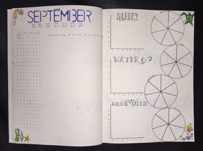 Bullet Journal Ideas: Weekly Tracking