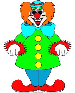 Circus Clown Paper Craft