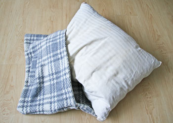 Upcycled Coat Pillow
