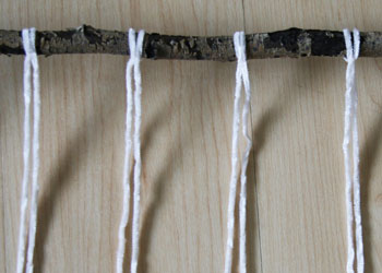nature themed macrame wall art