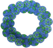 paper plate wreath