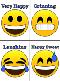emoji flash cards