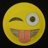 Emoji Paper Plate Crafts