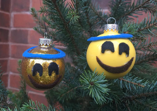 emoji christmas ornament: halo