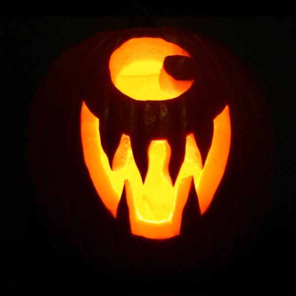 picture Cyclops Pumpkin easy halloween crafts