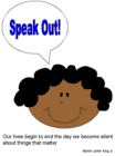 martin luther king junior coloring page