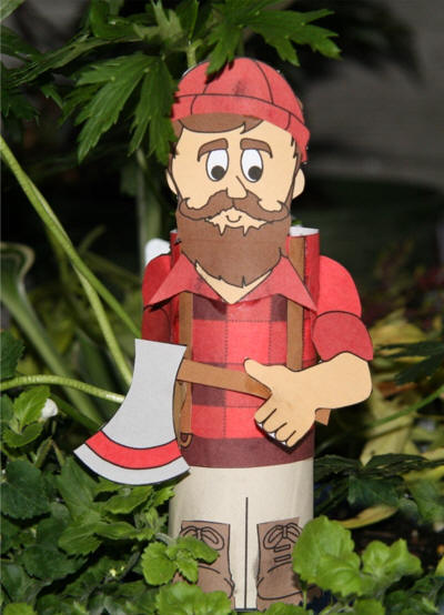 Paul Bunyan or lumberjack craft