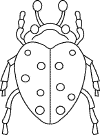 insect coloring page