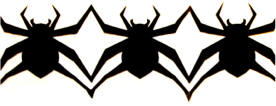 spider paper chain