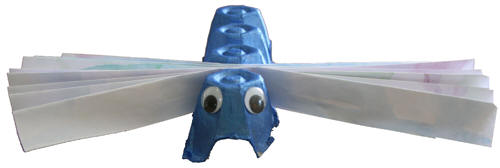 Dragonfly Egg Carton Craft