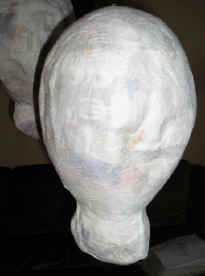 paper mache spider