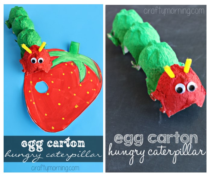 egg carton very hungry caterpillar