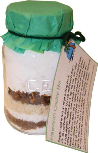 Hawaiian Cookies in a Jar