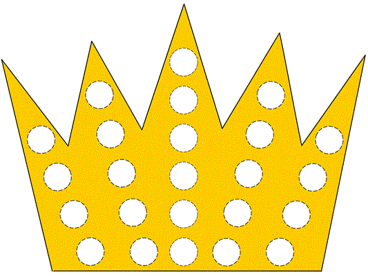 Crown Bingo Dauber Art
