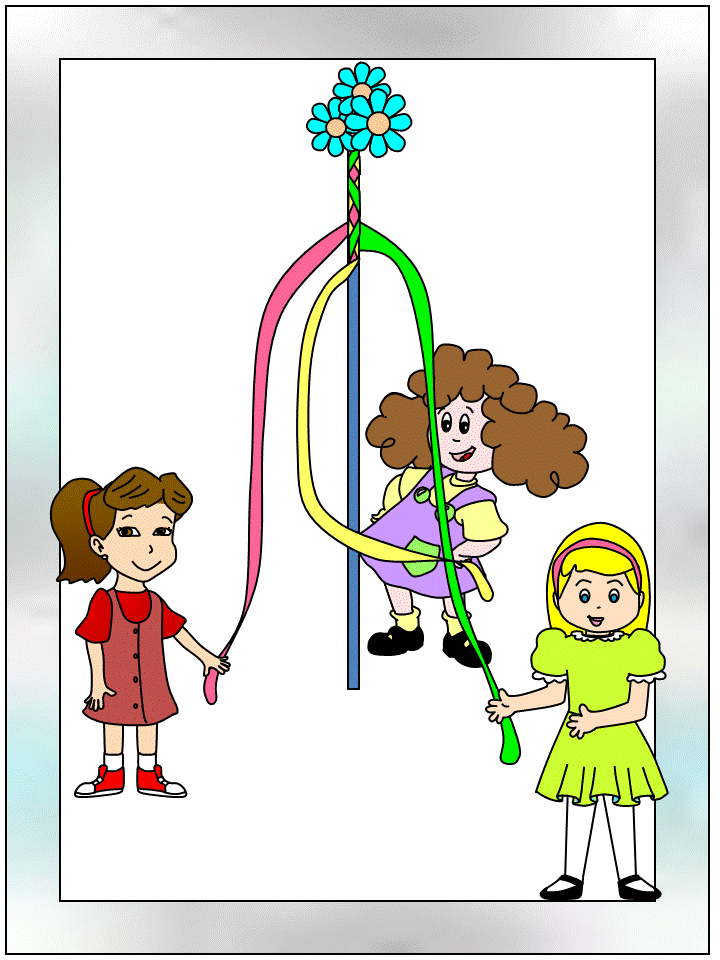 may day coloring page