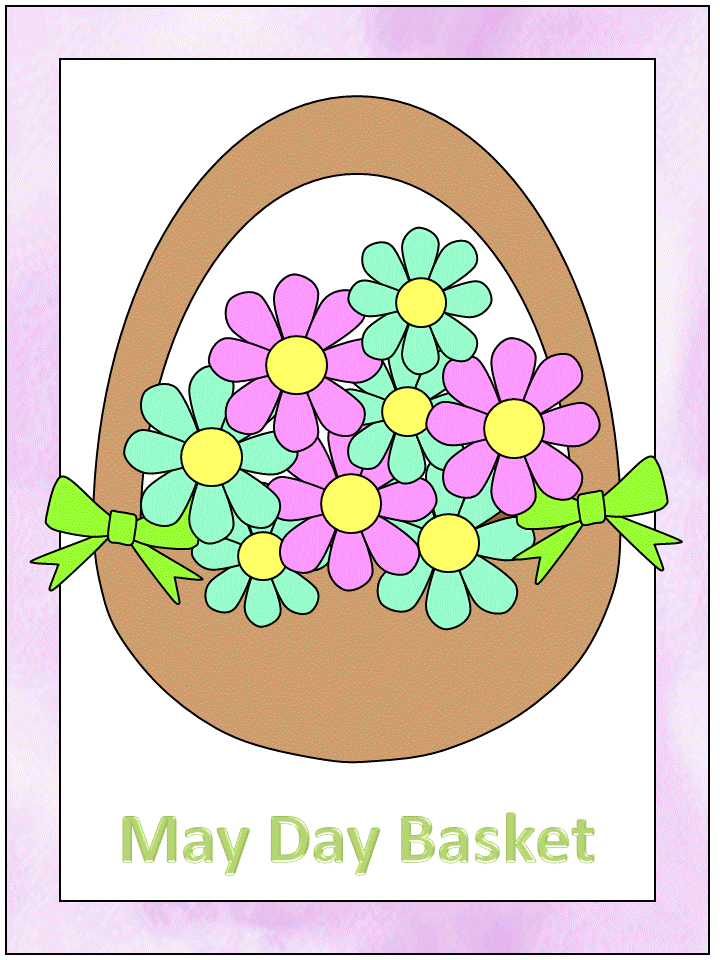 may day coloring page