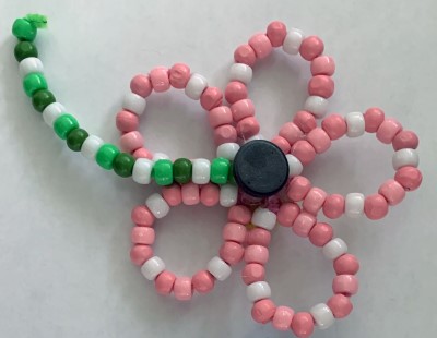 Beaded Butterfly Magnet
