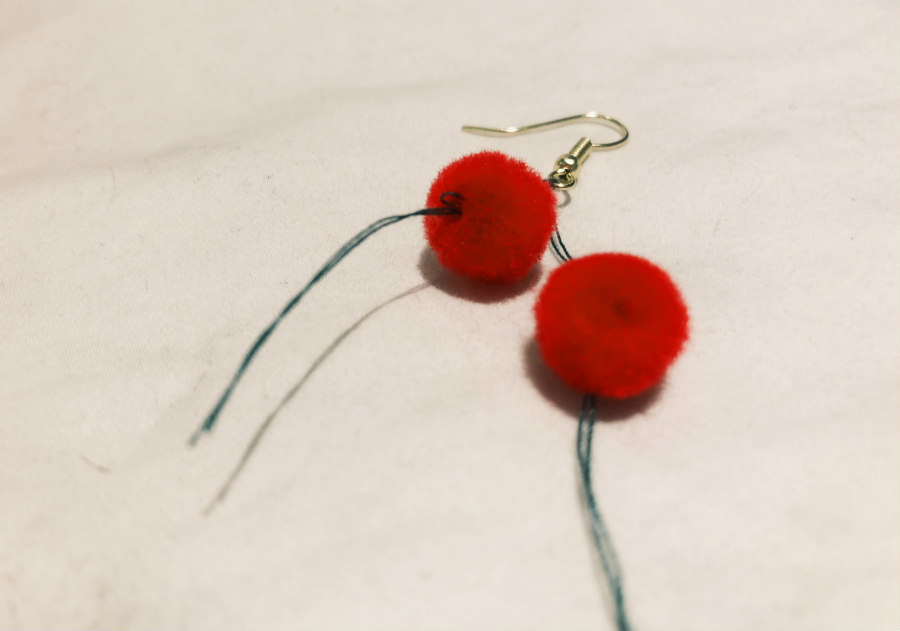 cherry earring image instructions