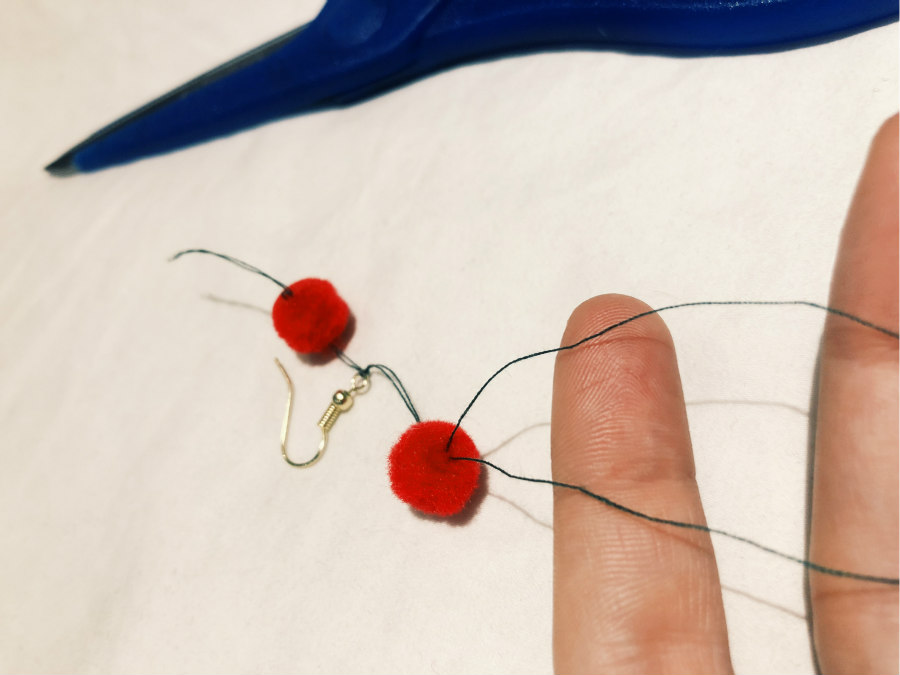 cherry earring image instructions
