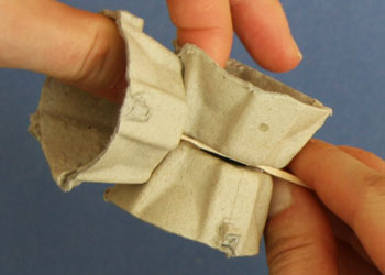 Egg Carton Kendama Craft