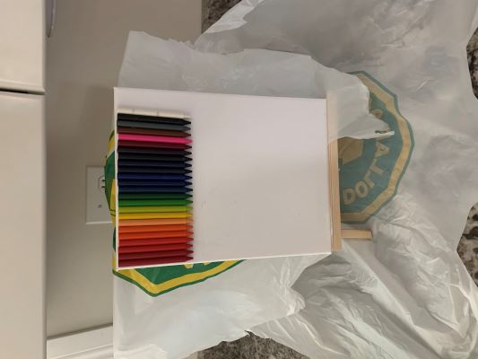 diy melted crayon canvas
