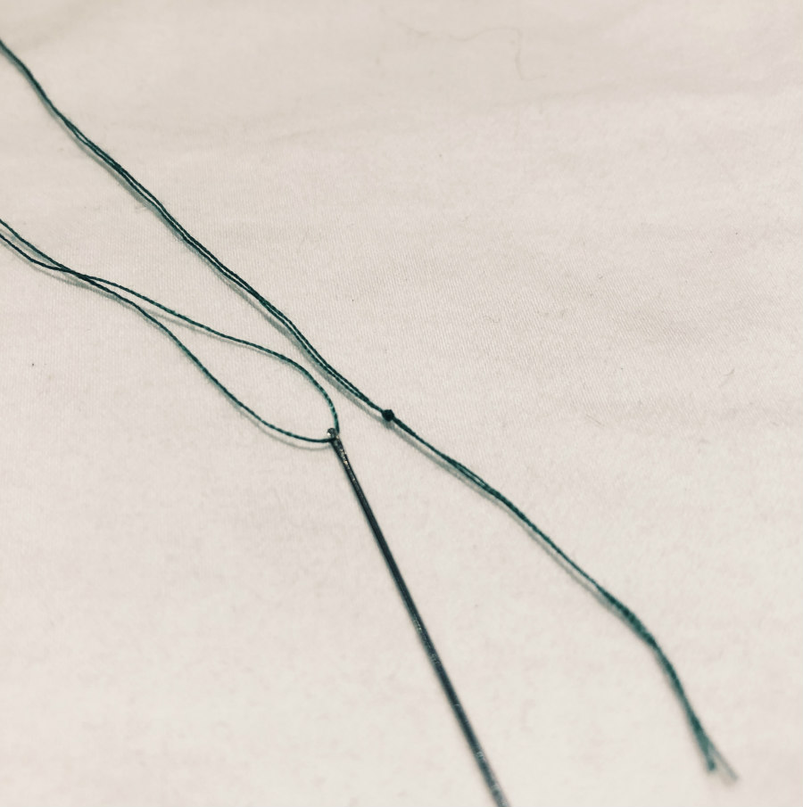 threading needle