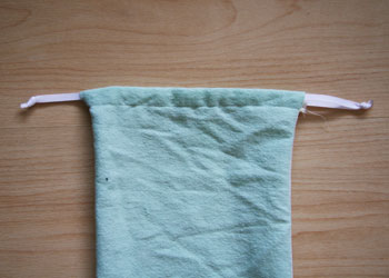 DIY upcycled produce bag