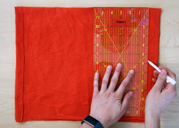 DIY upcycled produce bag